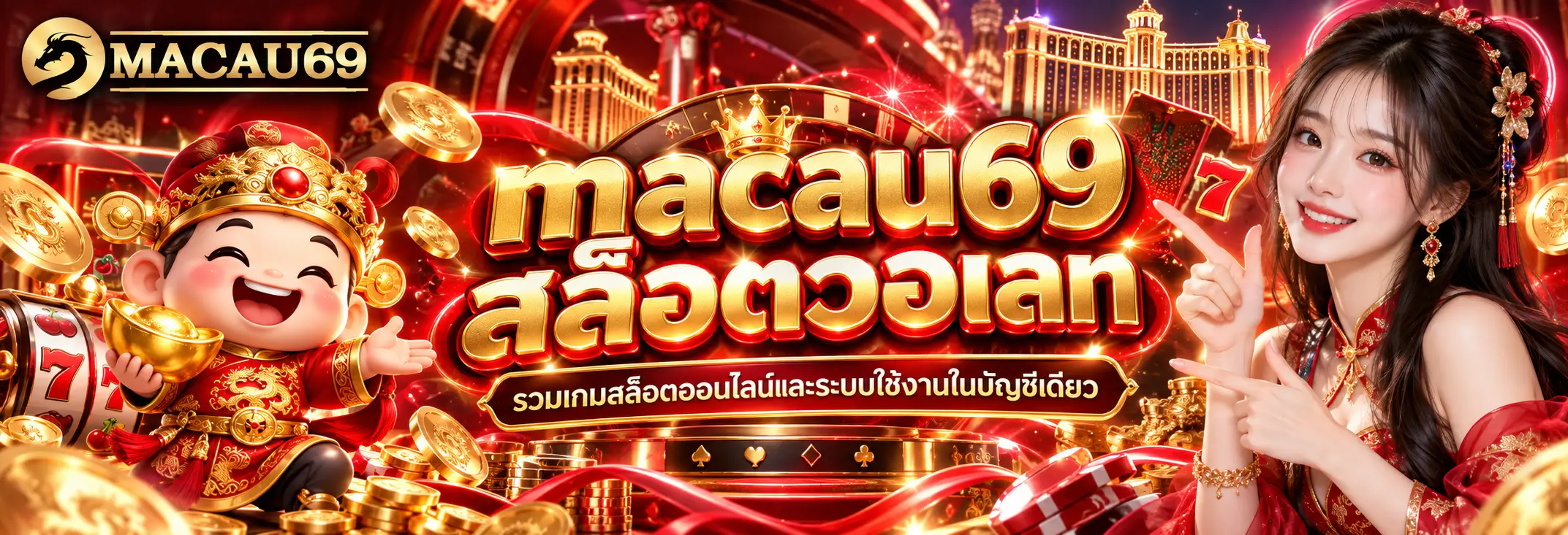 macau69 สล็อตวอเลท รวมเกมสล็อตออนไลน์และระบบใช้งานในบัญชีเดียว
